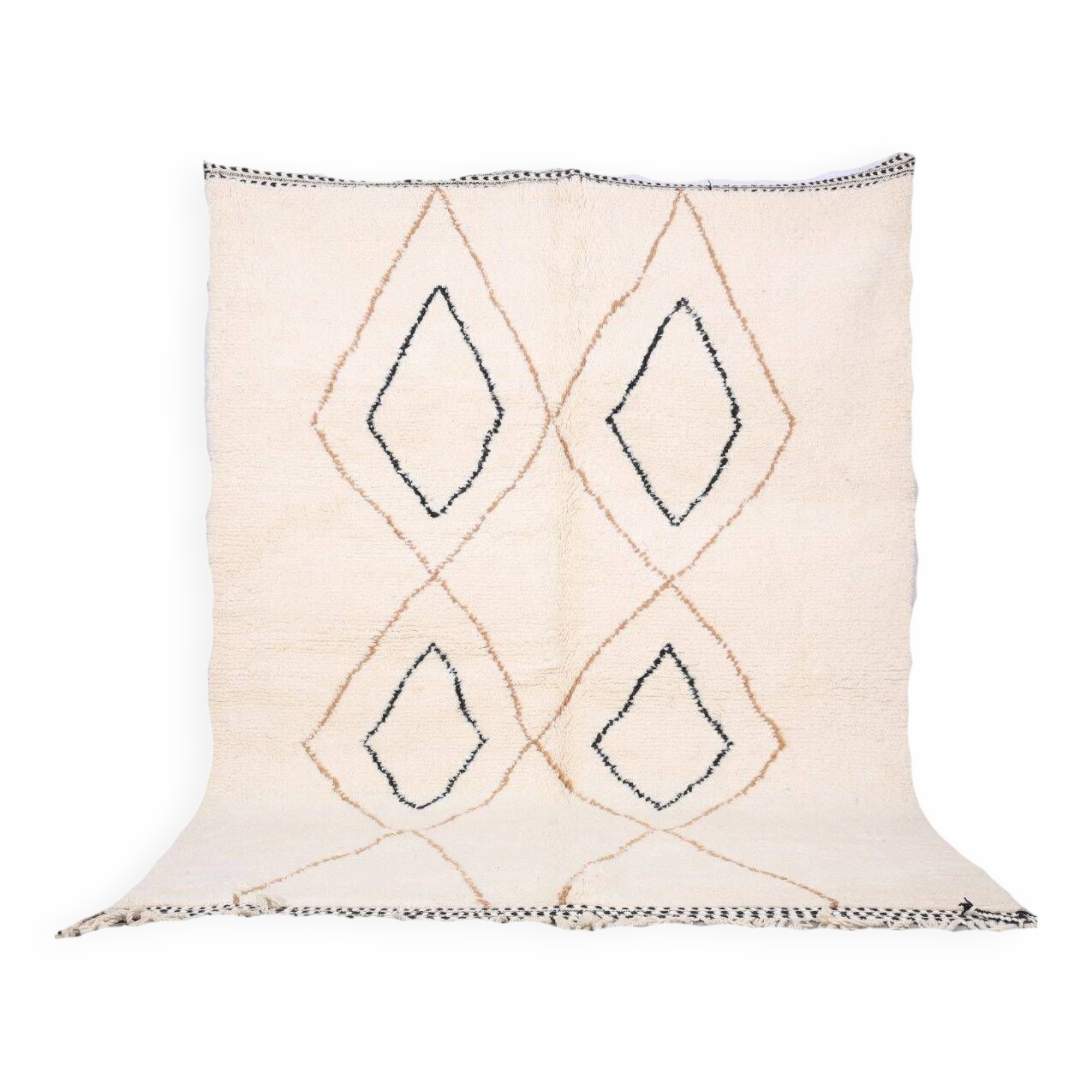 Mrirt rug in pure wool, handmade - 300 X 200 CM