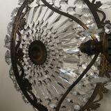 Crystal tassel chandelier