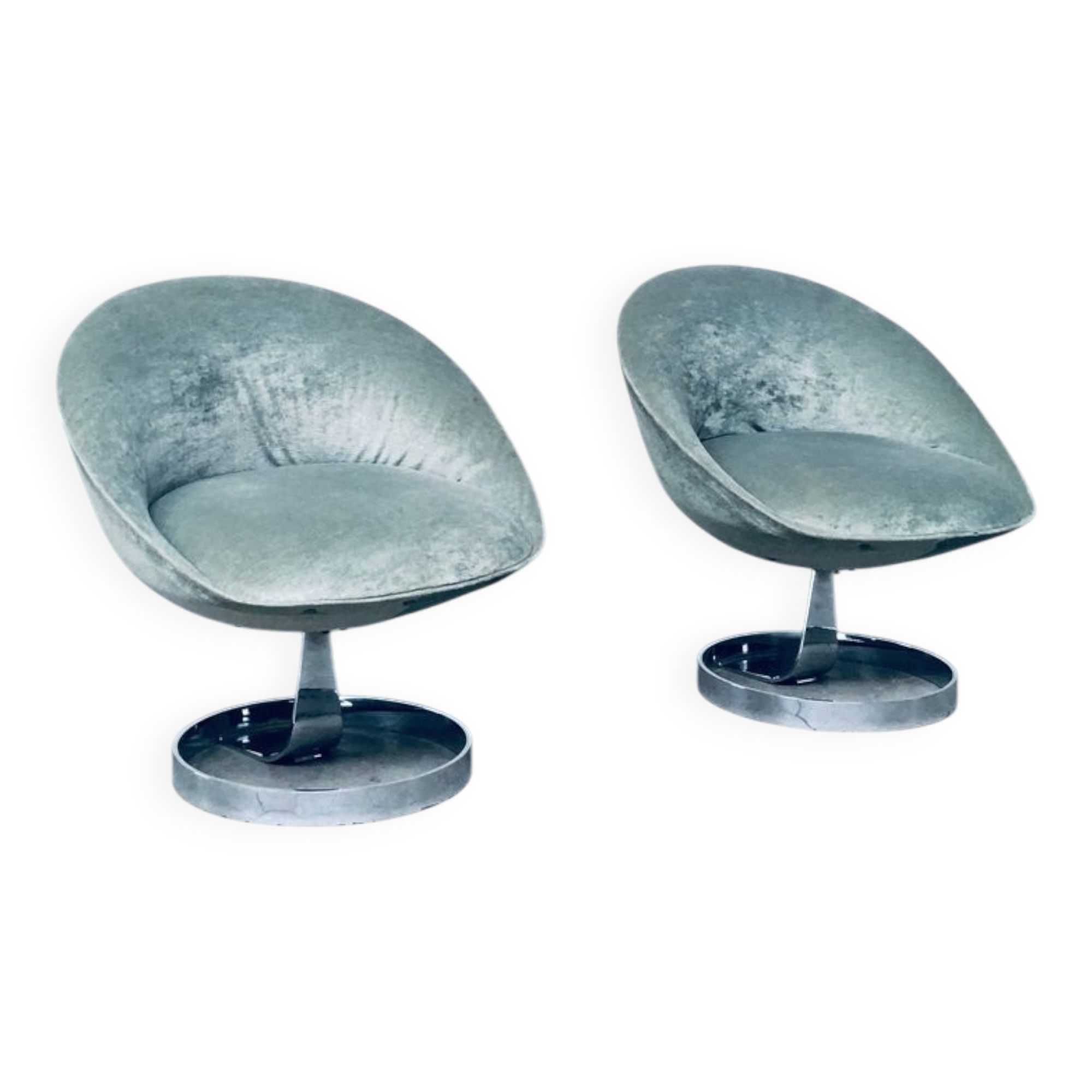 Set of Space Age Sphere Pod Lounge Chairs, France, 1960s