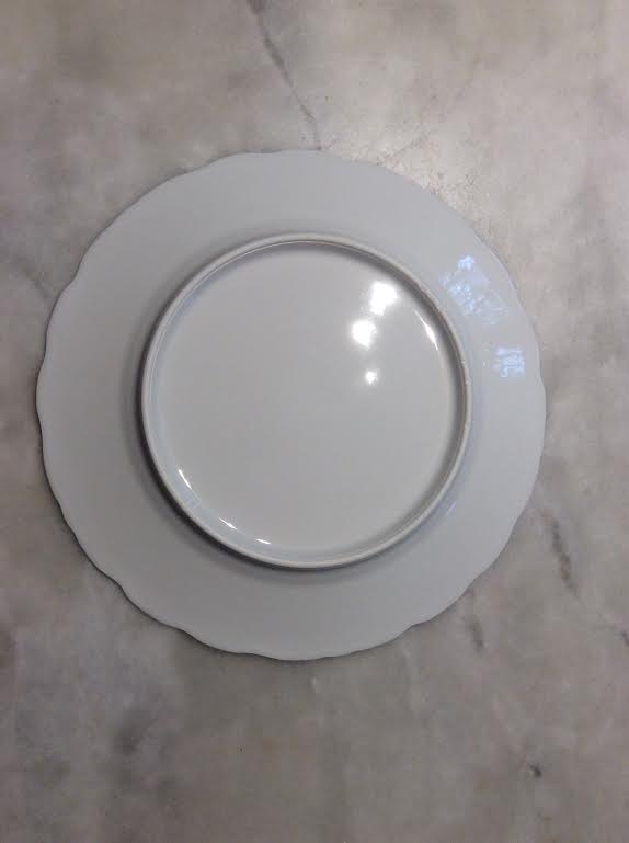 5 plates flat decoration wild ivy