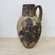 Vintage Scheurich west Germany vase with horse decor , 1970s