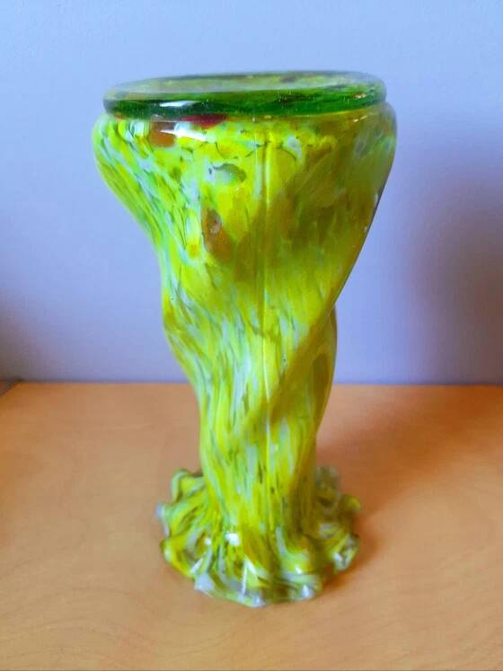 Clichy glass vase