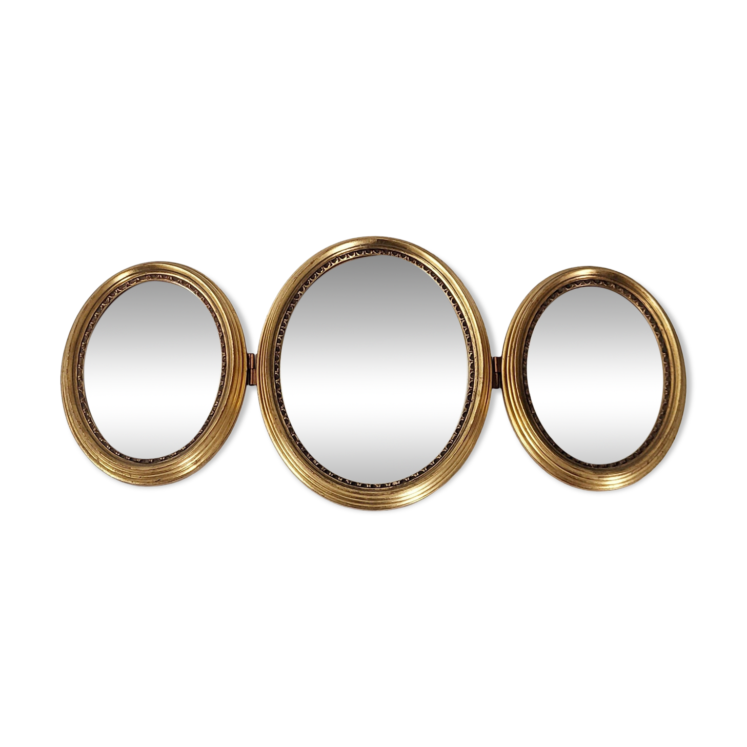 Vintage triptych mirror