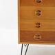 Commode à tiroirs en chêne recyclé des années 1960, Danemark