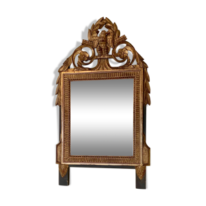 Miroir en bois doré style Louis