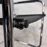 Vintage Breuer style leather chair B32/34 Italian Design