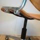 Castelli wood and metal swivel office chair