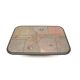 Vintage brutalist coffee table by Fedam from the 1980s