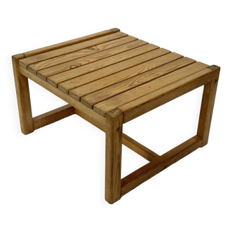 Vintage Wooden Coffee Table Karin Möbring for Ikea 70's Design