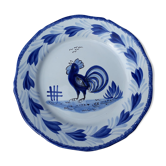 Assiette HB Quimper au coq