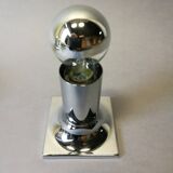 Rolf Krüger chrome wall light for staff in the 60s and 70s