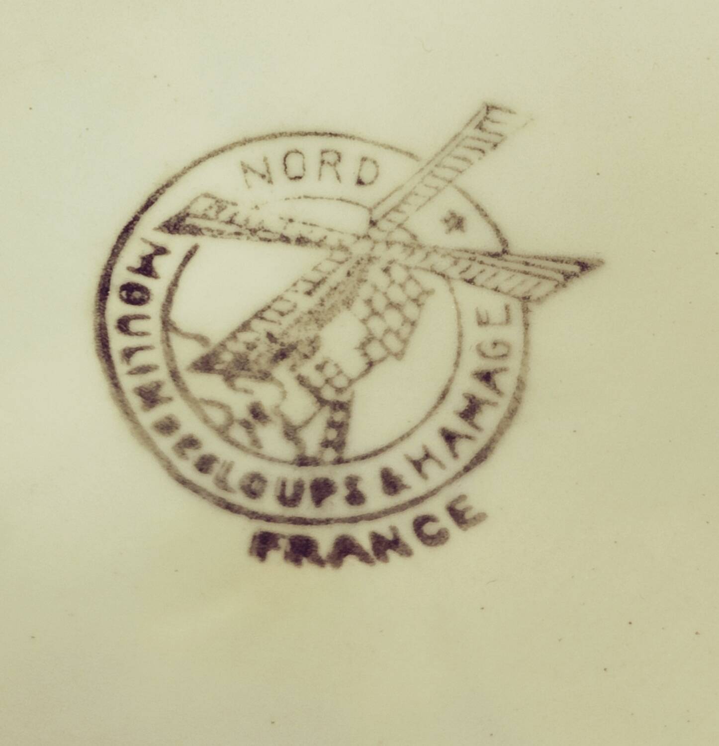 Porcelain vase Signed Hamage Moulin Loups