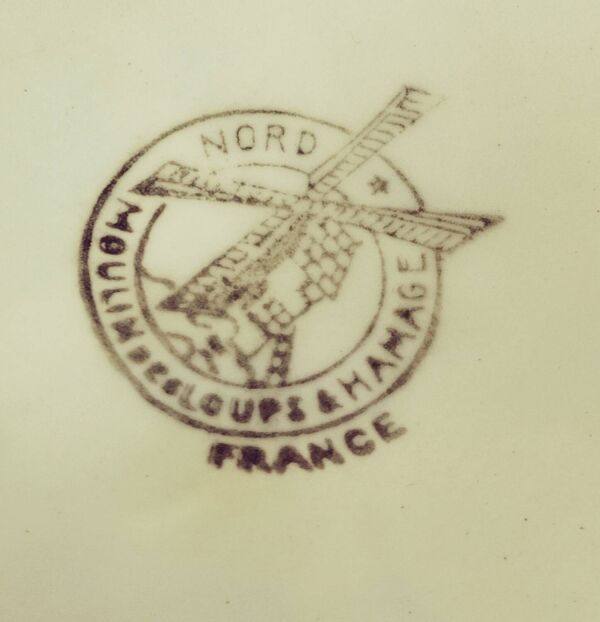 Vase en porcelaine Signé Hamage Moulin Loups