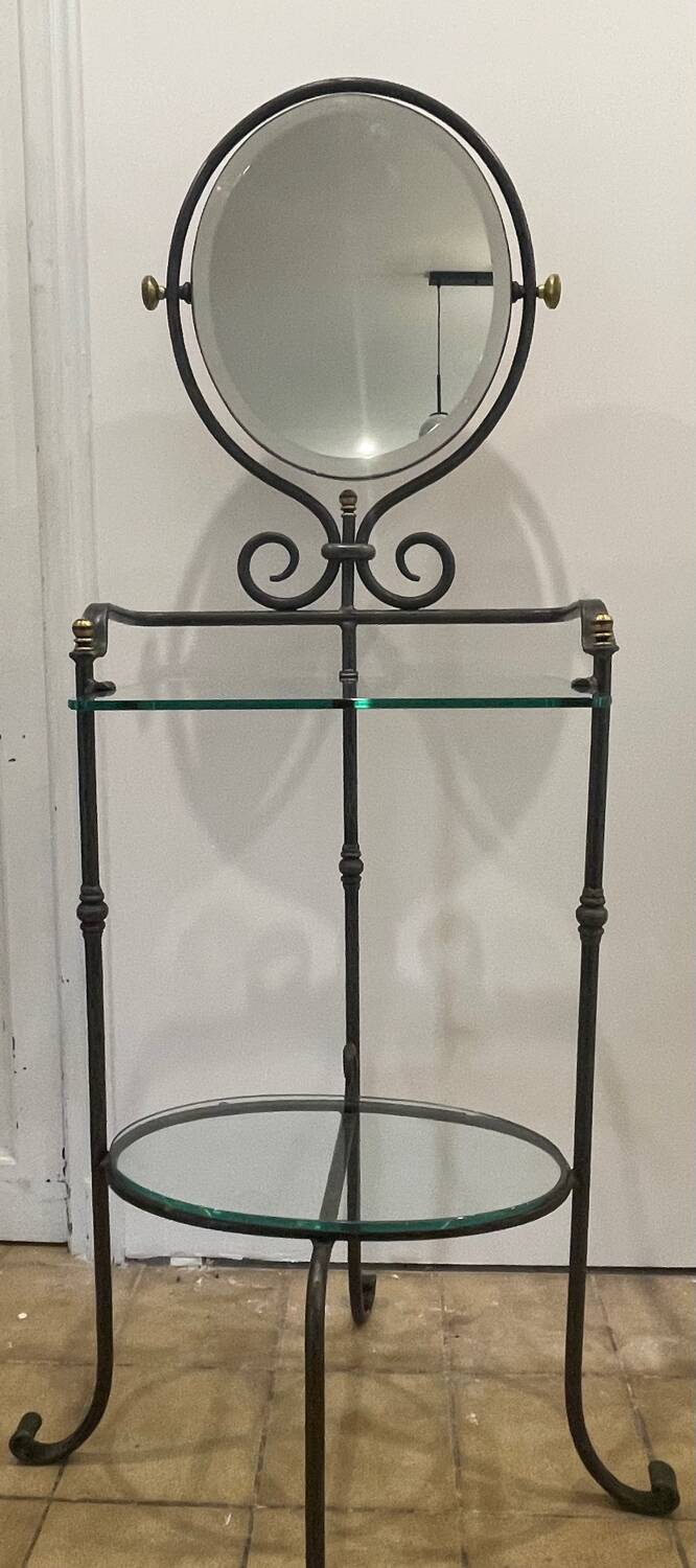 Wrought iron bathroom caddy