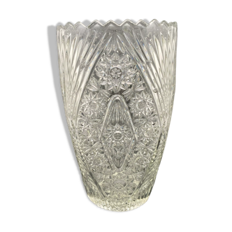 Worked glass vase (Very large model)