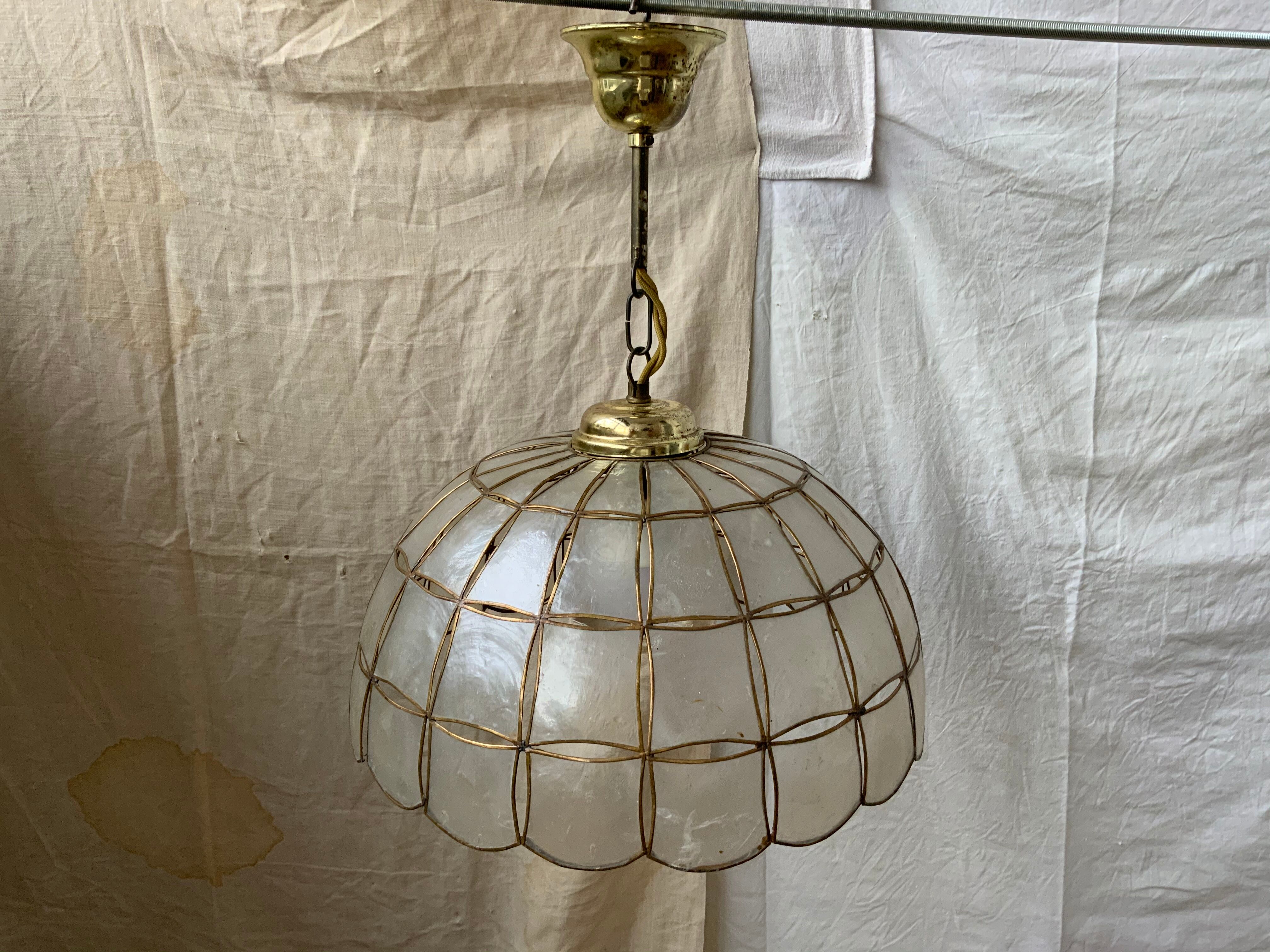 Vintage mother-of-pearl hanging