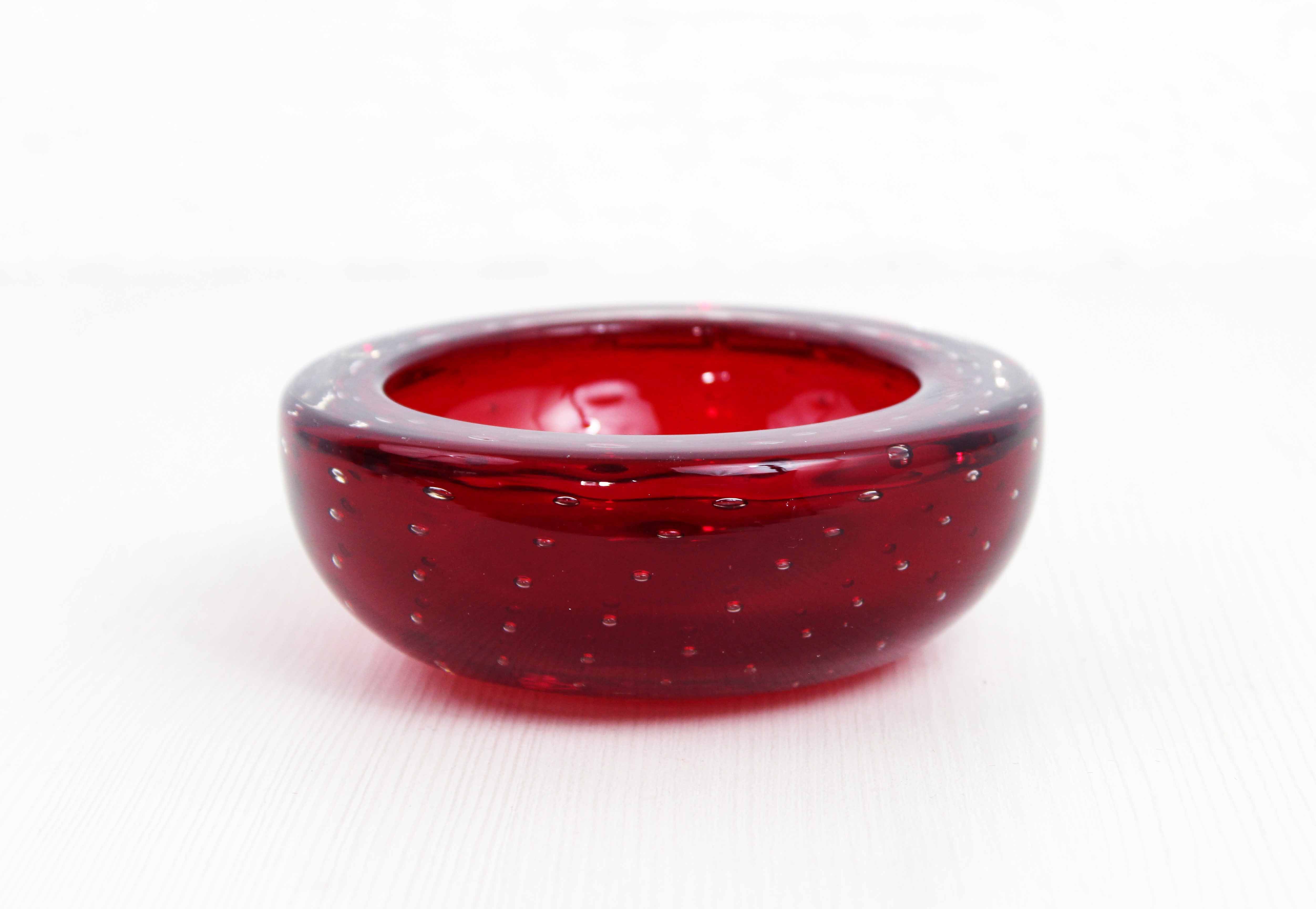 Murano glass ashtray