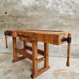 Workbench side table bathroom furniture beech