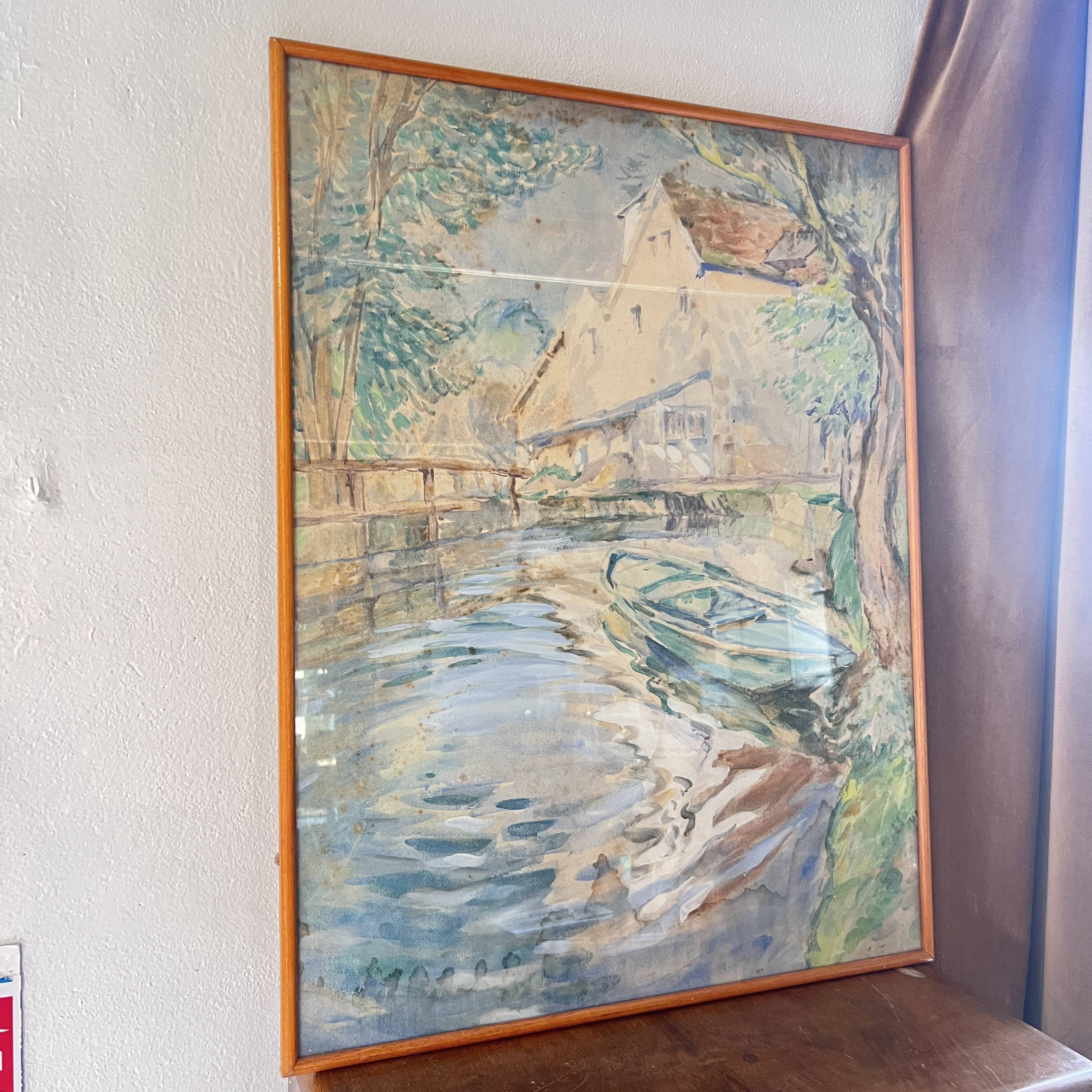 Watercolor by Galien Laloue