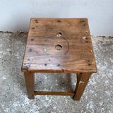 Wooden workshop stool