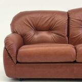 Vintage design sofa from Poltrona in imitation leather