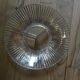 Round glass aperitif dish 3 compartments