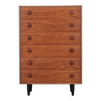 Teak chest of drawers, Danish design, 60s, made in Denmark