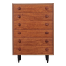 Teak chest of drawers, Danish design, 60s, made in Denmark