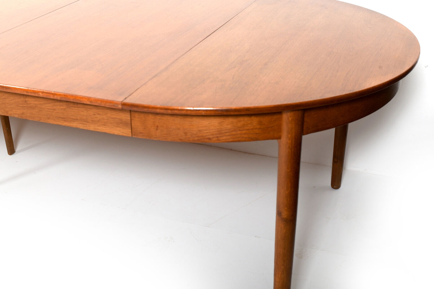 Hans J. Wegner Teak and Oak Dining Table 1950s