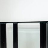 Table à manger carrée "Brentano" en verre par Emaf Progetti pour Zanotta (Italie, années 1980).