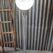 Lampadaire vintage chromé Murano Mazzega
