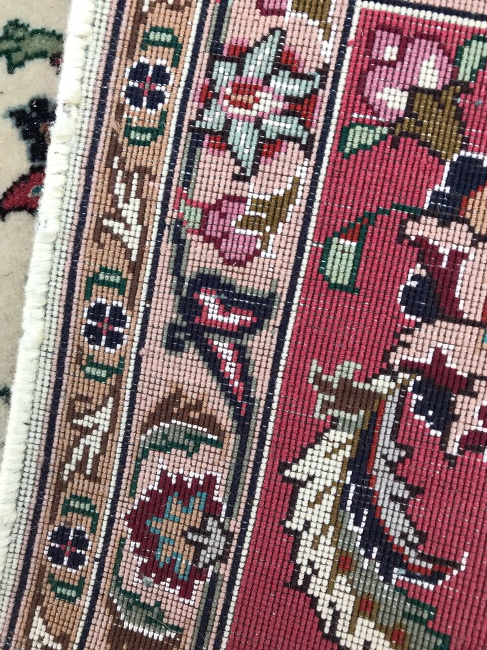 Persian tabriz carpet end 153x219 cm