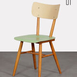 Vintage wooden chair produced by Ton, 1960