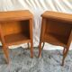 Pair old bedside table