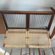 Hans Olsen 2-seater bench Juul Kristensen edition in teak and rattan