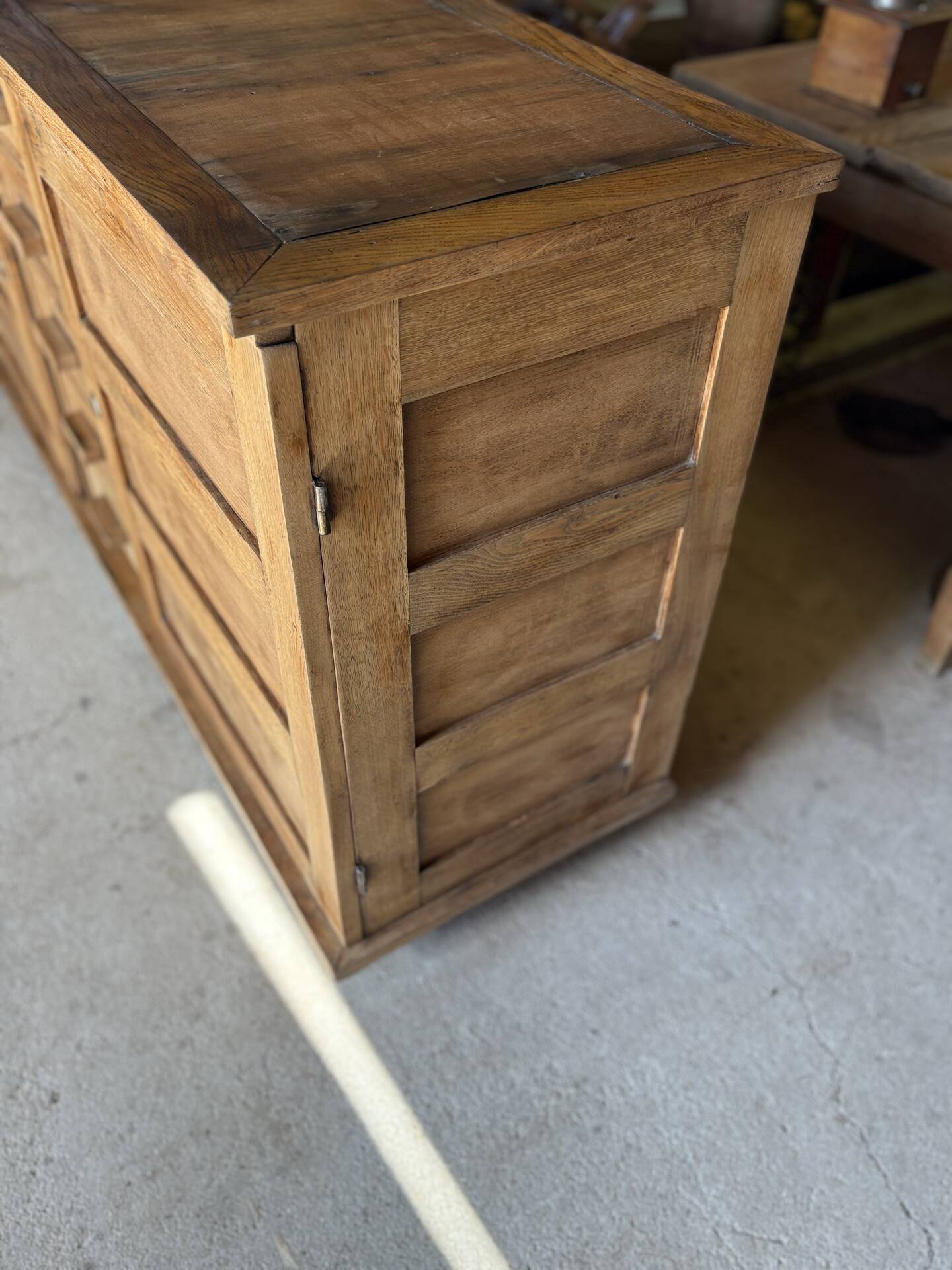 Renovated antique solid wood sideboard
