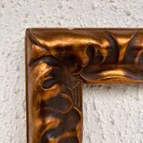 Gold colored wooden frame