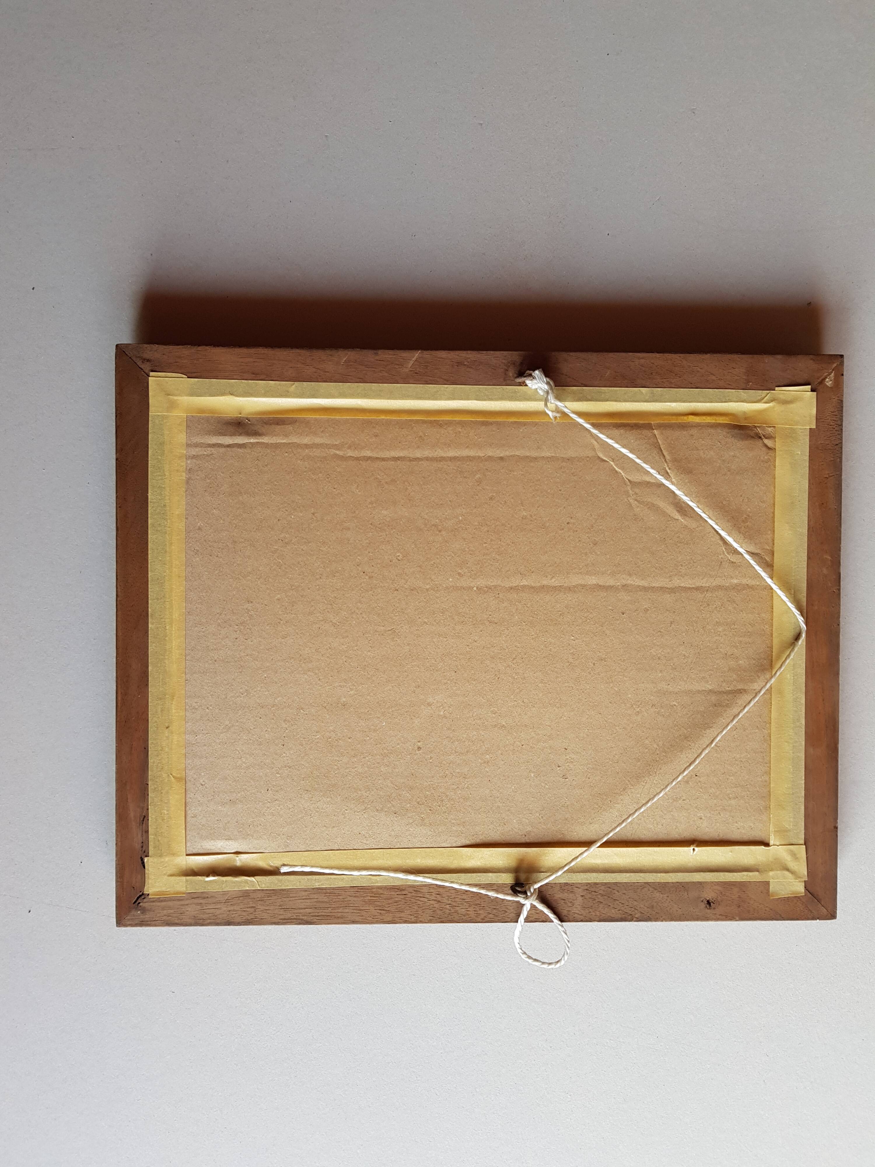 Mycological board under frame "Emile Boudier " 1910