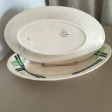 2 earthenware ravines HBC Choisy Le roi