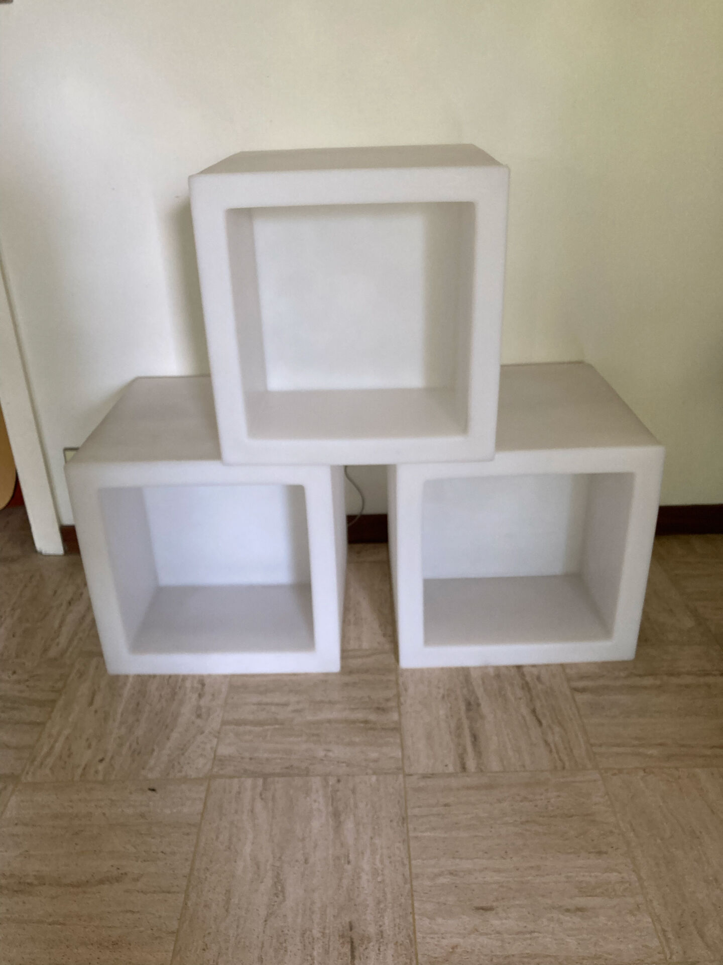 3 cubes lumineux Open Cube de Slide