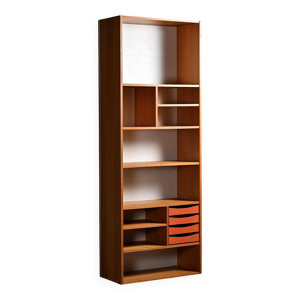 Bibliothèque en bois - pierre