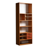 Wooden library by Pierre Guariche for Negroni, La Plagne, 1960s