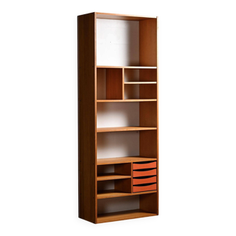 Wooden library by Pierre Guariche for Negroni, La Plagne, 1960s