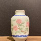 Miniature porcelain vase with floral decoration, Rose family