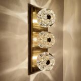 Pair of large vintage architectural wall lights