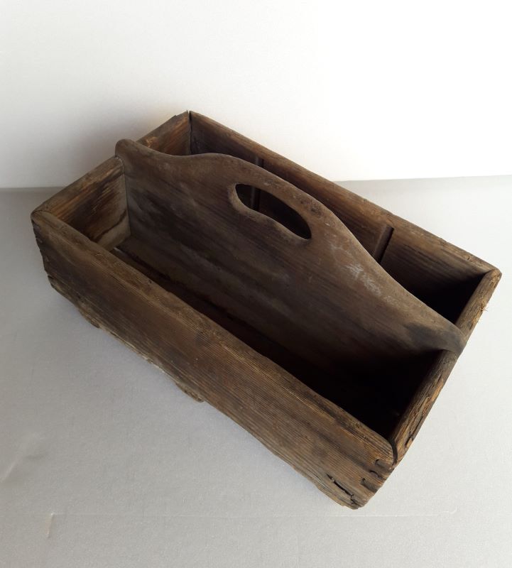 Antique artisan workshop wood locker