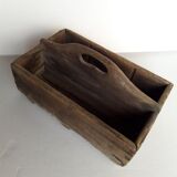 Antique artisan workshop wood locker