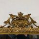 Large Rococo-style wall mirror, around 1850.