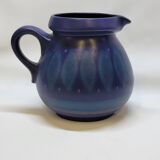 Pichet cruche en céramique vintage bleu Porta Celi Spain