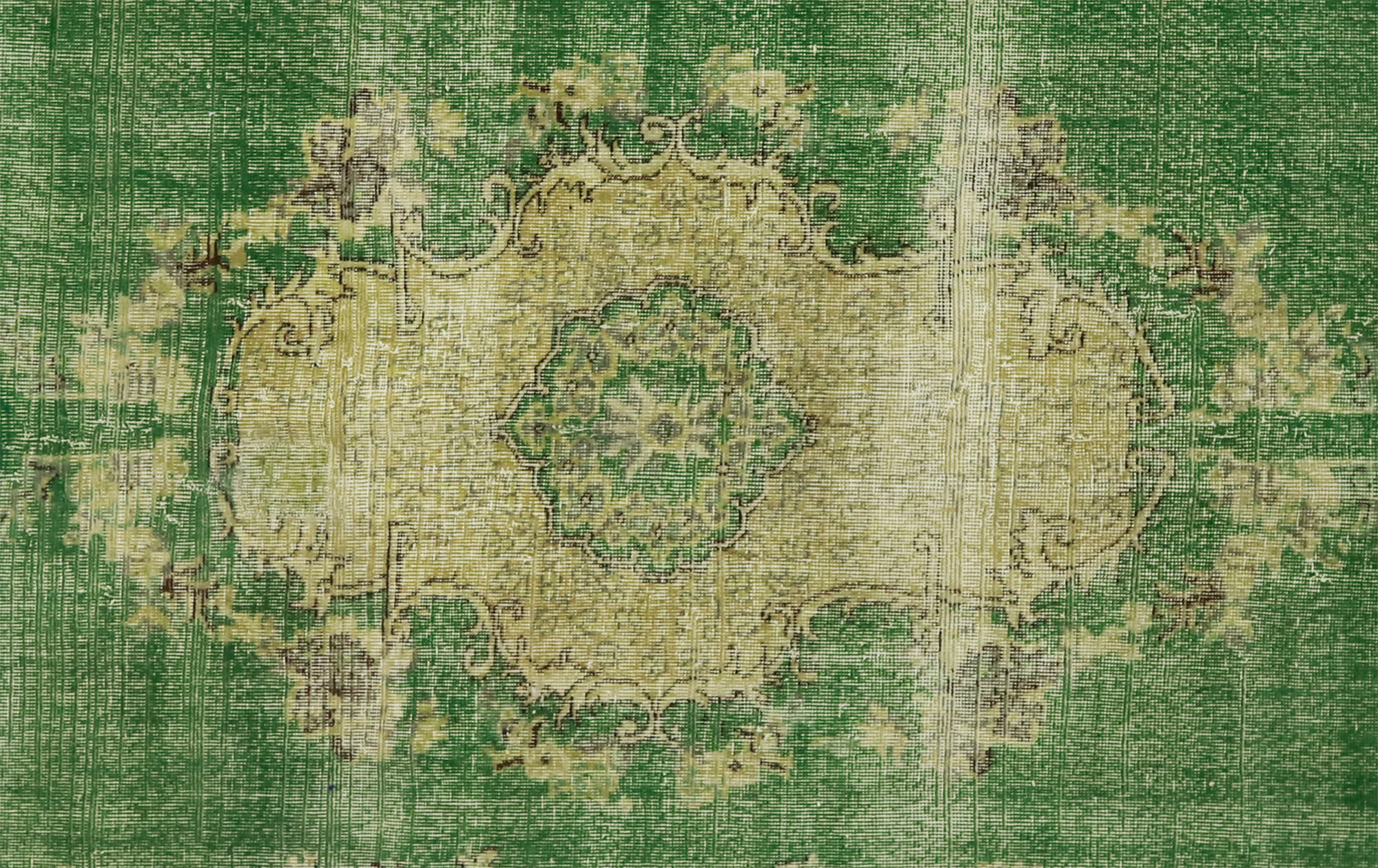 Anatolian handmade vintage rug 300 cm x 209 cm